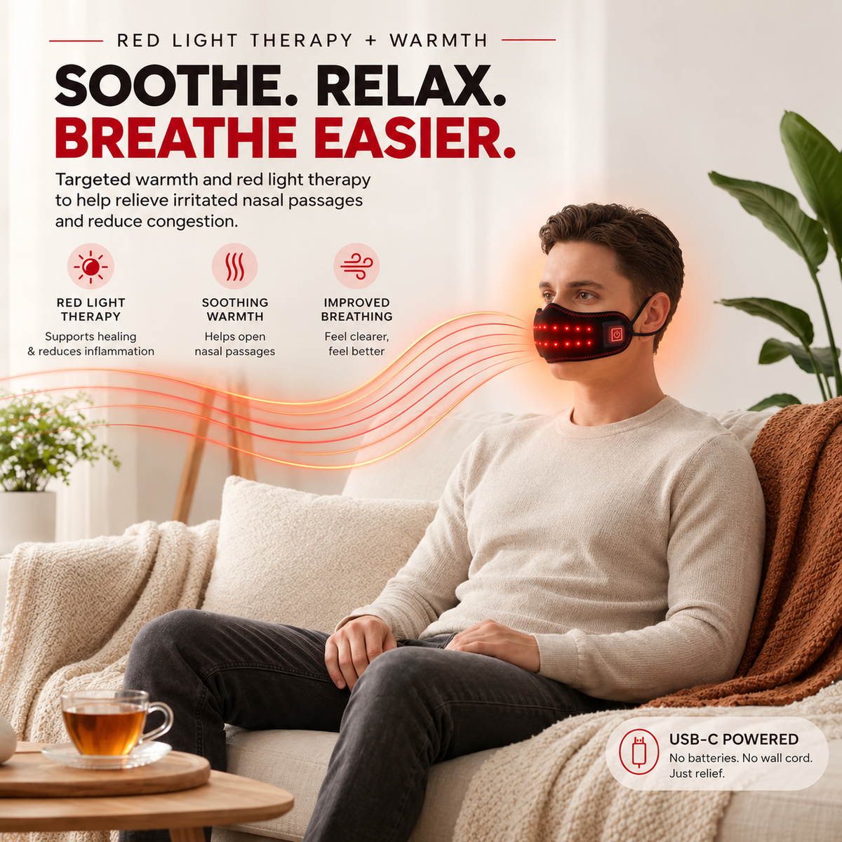 Sinus & Stuffy Nose Relief — SolaceHeat™